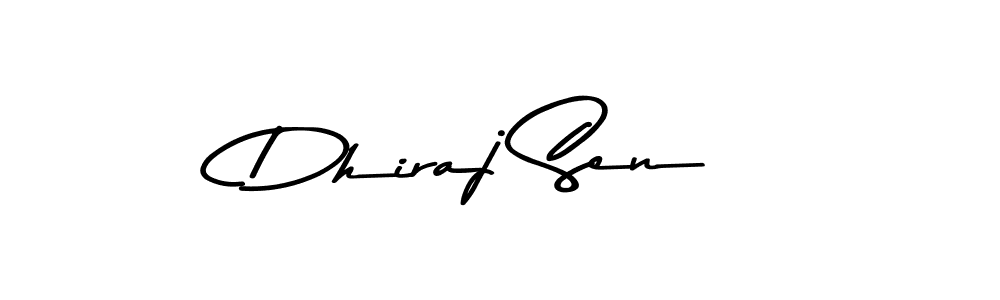 How to make Dhiraj Sen signature? Asem Kandis PERSONAL USE is a professional autograph style. Create handwritten signature for Dhiraj Sen name. Dhiraj Sen signature style 9 images and pictures png