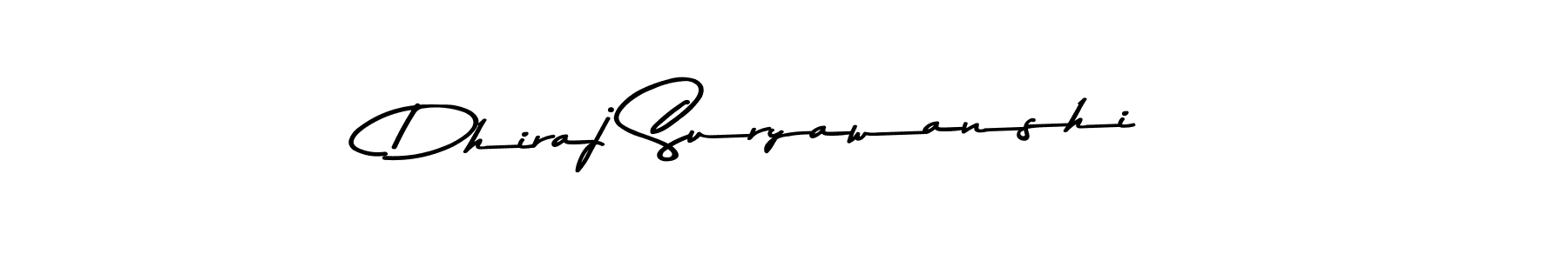 Design your own signature with our free online signature maker. With this signature software, you can create a handwritten (Asem Kandis PERSONAL USE) signature for name Dhiraj Suryawanshi. Dhiraj Suryawanshi signature style 9 images and pictures png