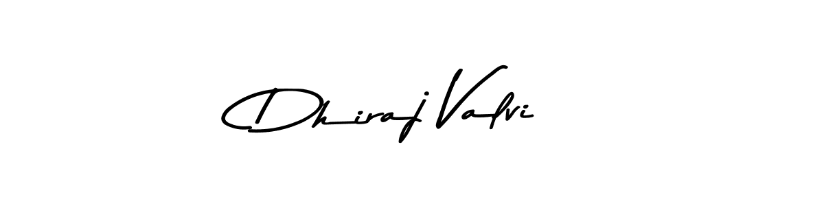 Also we have Dhiraj Valvi name is the best signature style. Create professional handwritten signature collection using Asem Kandis PERSONAL USE autograph style. Dhiraj Valvi signature style 9 images and pictures png