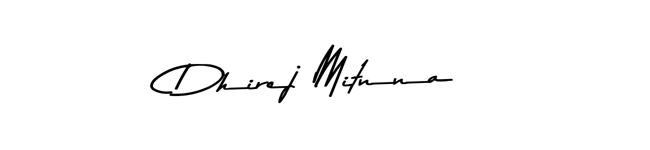 Asem Kandis PERSONAL USE is a professional signature style that is perfect for those who want to add a touch of class to their signature. It is also a great choice for those who want to make their signature more unique. Get Dhirej Mitnna name to fancy signature for free. Dhirej Mitnna signature style 9 images and pictures png
