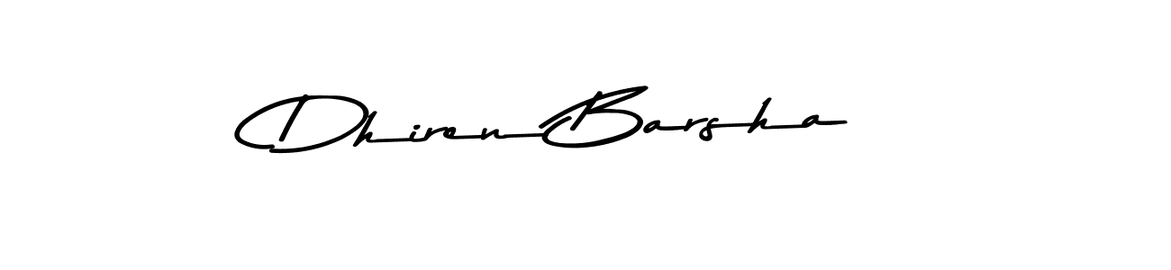 How to Draw Dhiren Barsha signature style? Asem Kandis PERSONAL USE is a latest design signature styles for name Dhiren Barsha. Dhiren Barsha signature style 9 images and pictures png