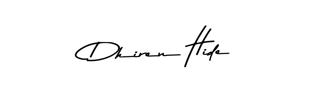 Best and Professional Signature Style for Dhiren Hide. Asem Kandis PERSONAL USE Best Signature Style Collection. Dhiren Hide signature style 9 images and pictures png