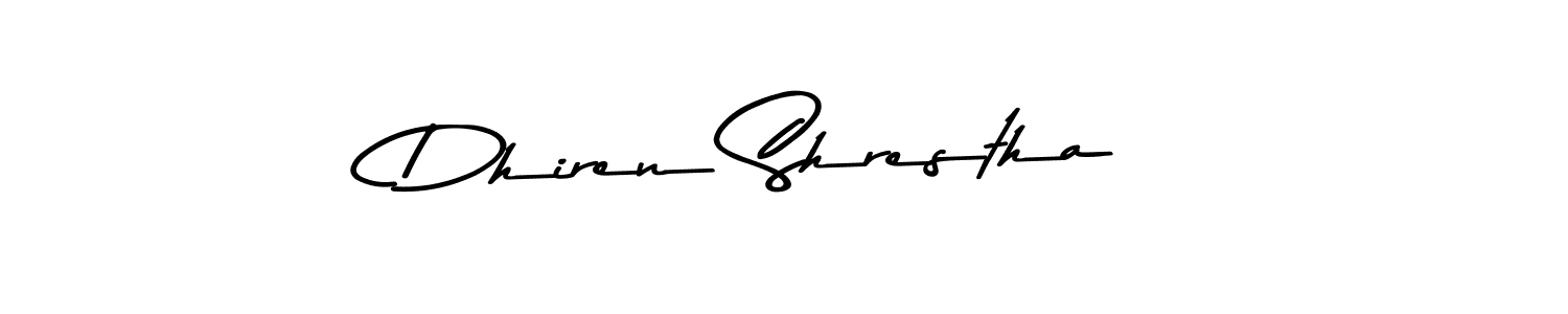 Also You can easily find your signature by using the search form. We will create Dhiren Shrestha name handwritten signature images for you free of cost using Asem Kandis PERSONAL USE sign style. Dhiren Shrestha signature style 9 images and pictures png