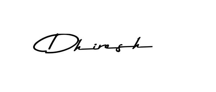 The best way (Asem Kandis PERSONAL USE) to make a short signature is to pick only two or three words in your name. The name Dhiresh include a total of six letters. For converting this name. Dhiresh signature style 9 images and pictures png