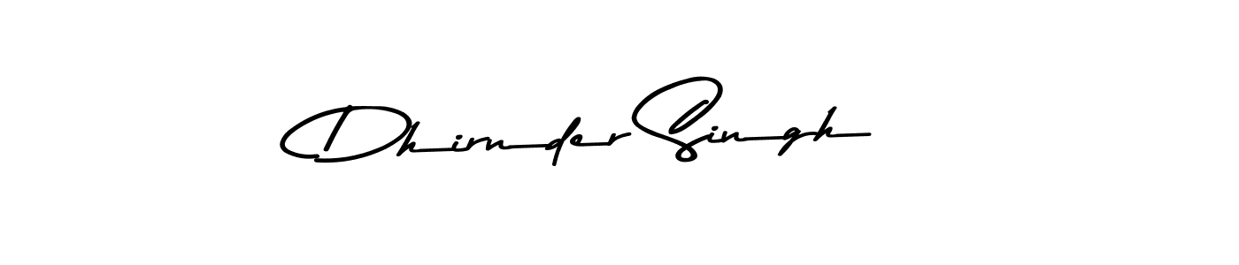 Use a signature maker to create a handwritten signature online. With this signature software, you can design (Asem Kandis PERSONAL USE) your own signature for name Dhirnder Singh. Dhirnder Singh signature style 9 images and pictures png