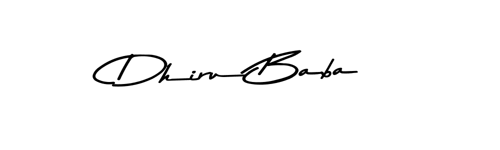 Dhiru Baba stylish signature style. Best Handwritten Sign (Asem Kandis PERSONAL USE) for my name. Handwritten Signature Collection Ideas for my name Dhiru Baba. Dhiru Baba signature style 9 images and pictures png