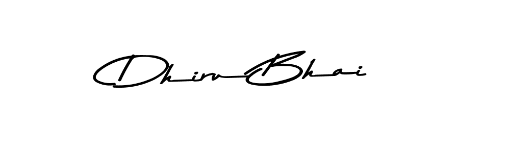 You should practise on your own different ways (Asem Kandis PERSONAL USE) to write your name (Dhiru Bhai) in signature. don't let someone else do it for you. Dhiru Bhai signature style 9 images and pictures png