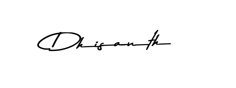 Use a signature maker to create a handwritten signature online. With this signature software, you can design (Asem Kandis PERSONAL USE) your own signature for name Dhisanth. Dhisanth signature style 9 images and pictures png