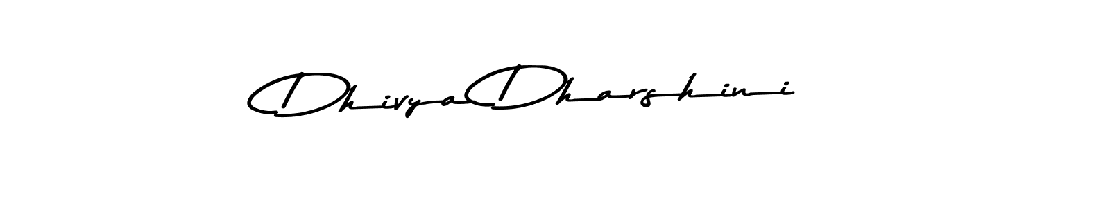 Design your own signature with our free online signature maker. With this signature software, you can create a handwritten (Asem Kandis PERSONAL USE) signature for name Dhivya Dharshini. Dhivya Dharshini signature style 9 images and pictures png