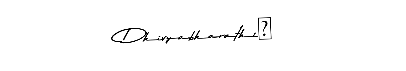 Similarly Asem Kandis PERSONAL USE is the best handwritten signature design. Signature creator online .You can use it as an online autograph creator for name Dhivyabharathi​. Dhivyabharathi​ signature style 9 images and pictures png