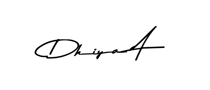 if you are searching for the best signature style for your name Dhiya A. so please give up your signature search. here we have designed multiple signature styles  using Asem Kandis PERSONAL USE. Dhiya A signature style 9 images and pictures png