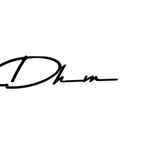 You should practise on your own different ways (Asem Kandis PERSONAL USE) to write your name (Dhm) in signature. don't let someone else do it for you. Dhm signature style 9 images and pictures png
