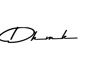 Asem Kandis PERSONAL USE is a professional signature style that is perfect for those who want to add a touch of class to their signature. It is also a great choice for those who want to make their signature more unique. Get Dhmk name to fancy signature for free. Dhmk signature style 9 images and pictures png