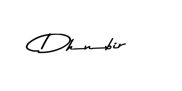 Make a beautiful signature design for name Dhnbir. With this signature (Asem Kandis PERSONAL USE) style, you can create a handwritten signature for free. Dhnbir signature style 9 images and pictures png