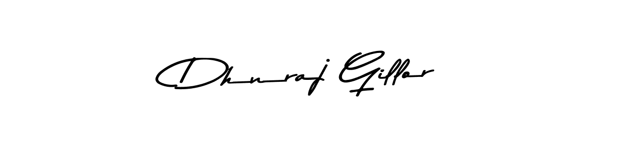 Asem Kandis PERSONAL USE is a professional signature style that is perfect for those who want to add a touch of class to their signature. It is also a great choice for those who want to make their signature more unique. Get Dhnraj Gillor name to fancy signature for free. Dhnraj Gillor signature style 9 images and pictures png