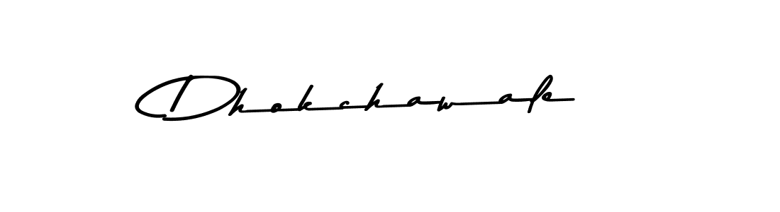 How to make Dhokchawale signature? Asem Kandis PERSONAL USE is a professional autograph style. Create handwritten signature for Dhokchawale name. Dhokchawale signature style 9 images and pictures png
