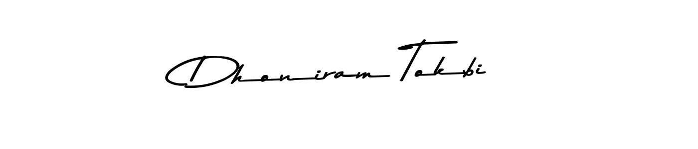 Make a beautiful signature design for name Dhoniram Tokbi. Use this online signature maker to create a handwritten signature for free. Dhoniram Tokbi signature style 9 images and pictures png