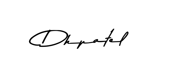 How to make Dhpatel signature? Asem Kandis PERSONAL USE is a professional autograph style. Create handwritten signature for Dhpatel name. Dhpatel signature style 9 images and pictures png