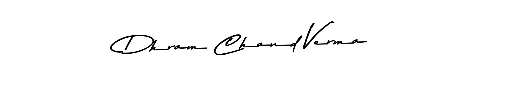 Use a signature maker to create a handwritten signature online. With this signature software, you can design (Asem Kandis PERSONAL USE) your own signature for name Dhram Chand Verma. Dhram Chand Verma signature style 9 images and pictures png