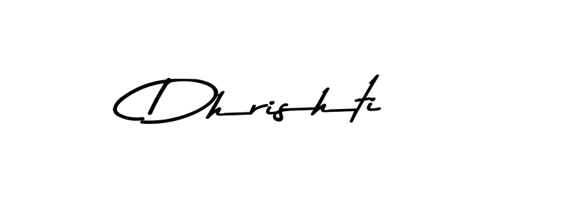 Dhrishti stylish signature style. Best Handwritten Sign (Asem Kandis PERSONAL USE) for my name. Handwritten Signature Collection Ideas for my name Dhrishti. Dhrishti signature style 9 images and pictures png