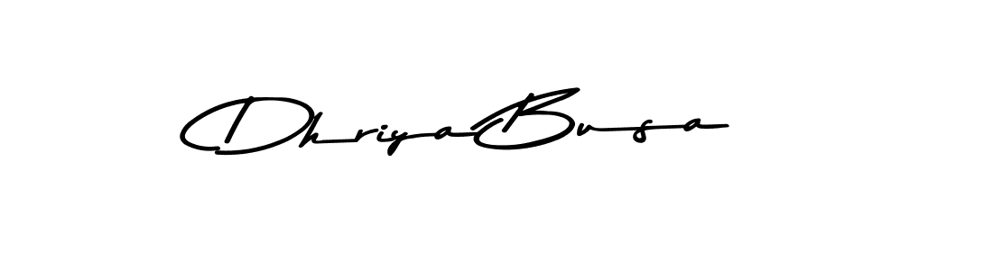 This is the best signature style for the Dhriya Busa name. Also you like these signature font (Asem Kandis PERSONAL USE). Mix name signature. Dhriya Busa signature style 9 images and pictures png