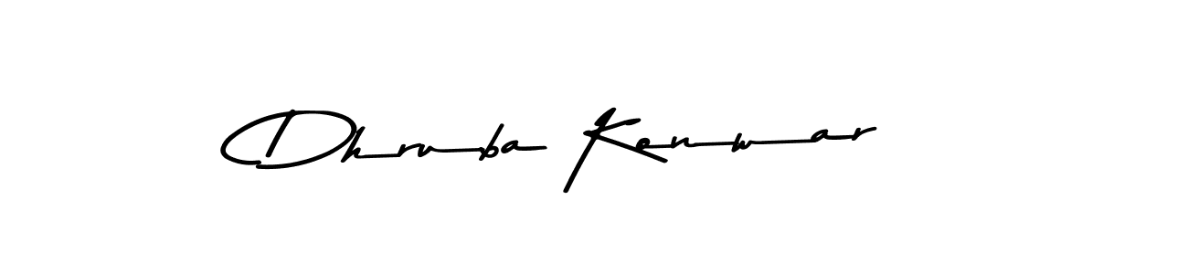Create a beautiful signature design for name Dhruba Konwar. With this signature (Asem Kandis PERSONAL USE) fonts, you can make a handwritten signature for free. Dhruba Konwar signature style 9 images and pictures png