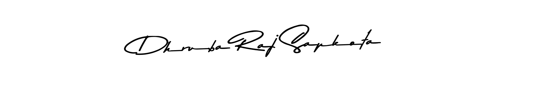 How to make Dhruba Raj Sapkota signature? Asem Kandis PERSONAL USE is a professional autograph style. Create handwritten signature for Dhruba Raj Sapkota name. Dhruba Raj Sapkota signature style 9 images and pictures png