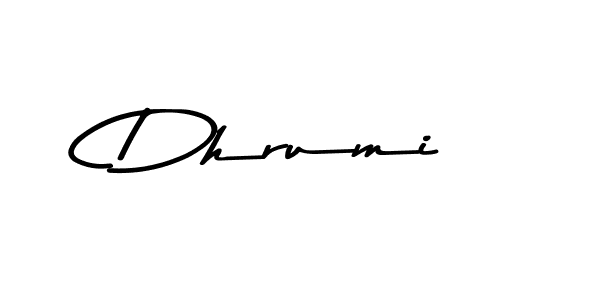 Dhrumi stylish signature style. Best Handwritten Sign (Asem Kandis PERSONAL USE) for my name. Handwritten Signature Collection Ideas for my name Dhrumi. Dhrumi signature style 9 images and pictures png
