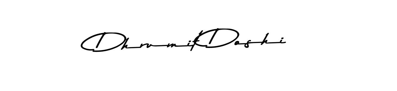 if you are searching for the best signature style for your name Dhrumit Doshi. so please give up your signature search. here we have designed multiple signature styles  using Asem Kandis PERSONAL USE. Dhrumit Doshi signature style 9 images and pictures png