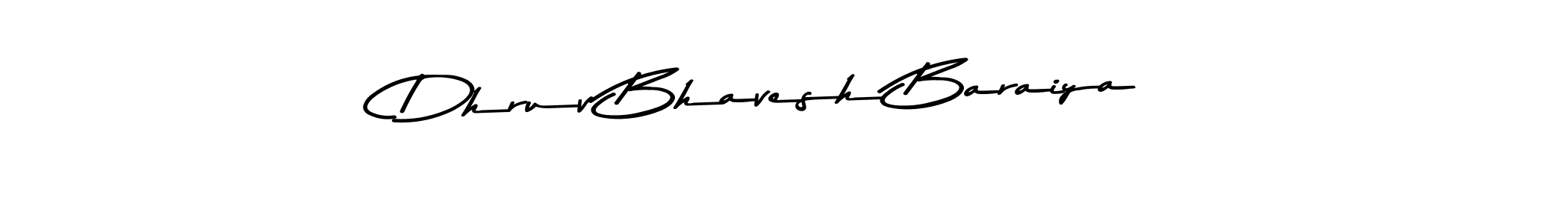 You should practise on your own different ways (Asem Kandis PERSONAL USE) to write your name (Dhruv Bhavesh Baraiya) in signature. don't let someone else do it for you. Dhruv Bhavesh Baraiya signature style 9 images and pictures png