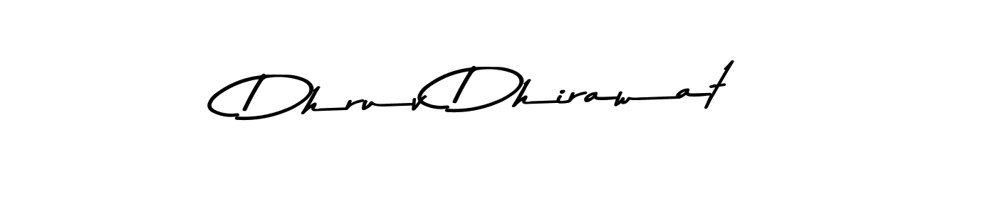 Make a beautiful signature design for name Dhruv Dhirawat. Use this online signature maker to create a handwritten signature for free. Dhruv Dhirawat signature style 9 images and pictures png