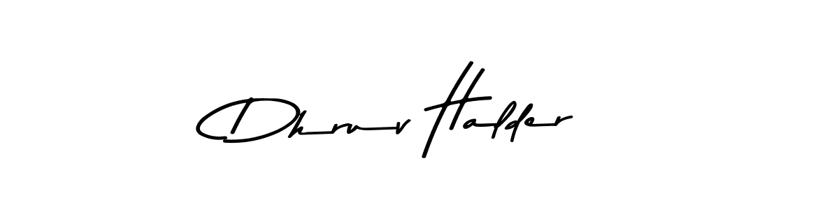 Make a beautiful signature design for name Dhruv Halder. Use this online signature maker to create a handwritten signature for free. Dhruv Halder signature style 9 images and pictures png