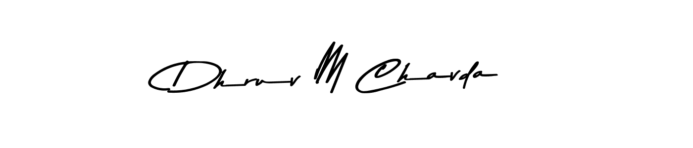 Best and Professional Signature Style for Dhruv M Chavda. Asem Kandis PERSONAL USE Best Signature Style Collection. Dhruv M Chavda signature style 9 images and pictures png