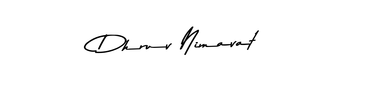 Make a short Dhruv Nimavat signature style. Manage your documents anywhere anytime using Asem Kandis PERSONAL USE. Create and add eSignatures, submit forms, share and send files easily. Dhruv Nimavat signature style 9 images and pictures png