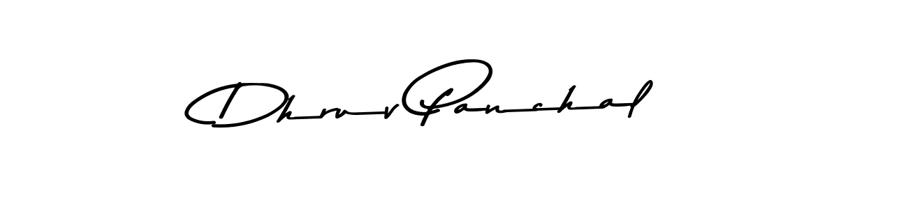 Dhruv Panchal stylish signature style. Best Handwritten Sign (Asem Kandis PERSONAL USE) for my name. Handwritten Signature Collection Ideas for my name Dhruv Panchal. Dhruv Panchal signature style 9 images and pictures png