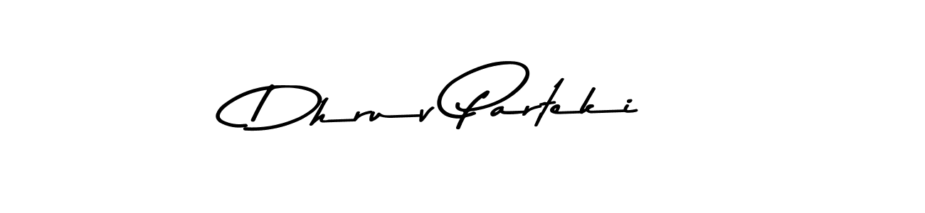 You should practise on your own different ways (Asem Kandis PERSONAL USE) to write your name (Dhruv Parteki) in signature. don't let someone else do it for you. Dhruv Parteki signature style 9 images and pictures png