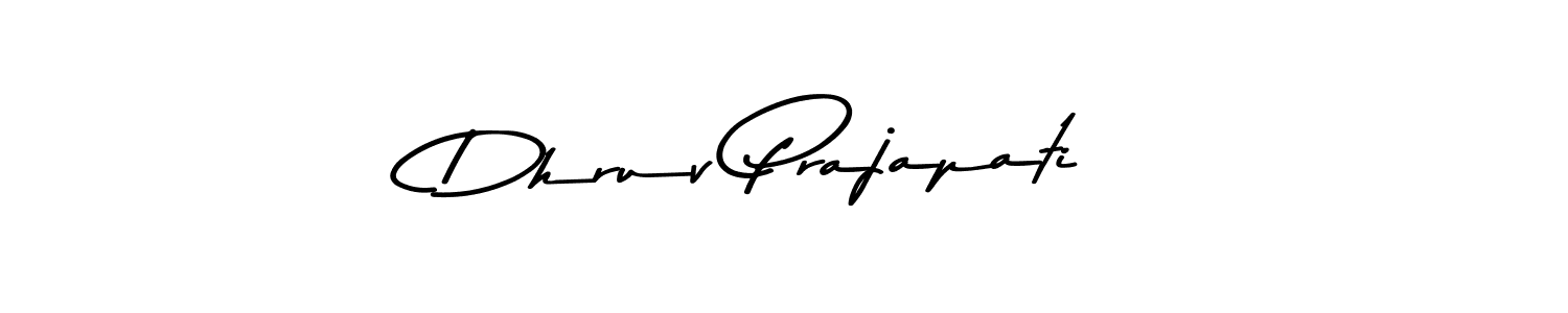 if you are searching for the best signature style for your name Dhruv Prajapati. so please give up your signature search. here we have designed multiple signature styles  using Asem Kandis PERSONAL USE. Dhruv Prajapati signature style 9 images and pictures png