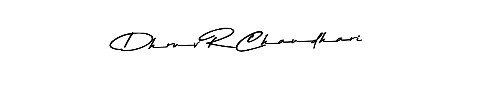 You should practise on your own different ways (Asem Kandis PERSONAL USE) to write your name (Dhruv R Chaudhari) in signature. don't let someone else do it for you. Dhruv R Chaudhari signature style 9 images and pictures png