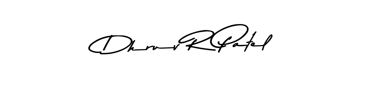 The best way (Asem Kandis PERSONAL USE) to make a short signature is to pick only two or three words in your name. The name Dhruv R Patel include a total of six letters. For converting this name. Dhruv R Patel signature style 9 images and pictures png
