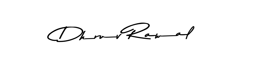 The best way (Asem Kandis PERSONAL USE) to make a short signature is to pick only two or three words in your name. The name Dhruv Rawal include a total of six letters. For converting this name. Dhruv Rawal signature style 9 images and pictures png