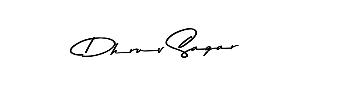 This is the best signature style for the Dhruv Sagar name. Also you like these signature font (Asem Kandis PERSONAL USE). Mix name signature. Dhruv Sagar signature style 9 images and pictures png