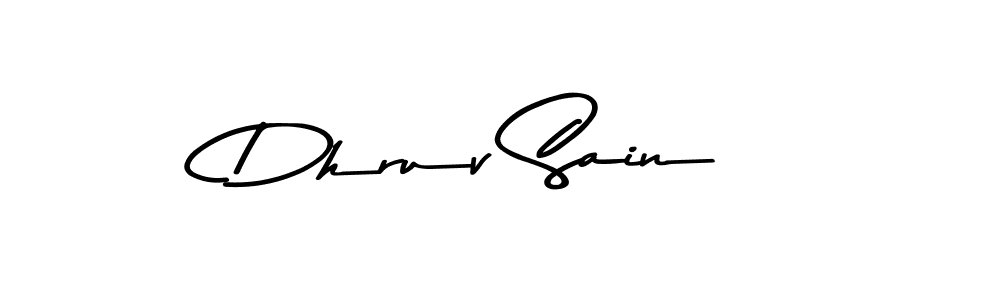 Similarly Asem Kandis PERSONAL USE is the best handwritten signature design. Signature creator online .You can use it as an online autograph creator for name Dhruv Sain. Dhruv Sain signature style 9 images and pictures png