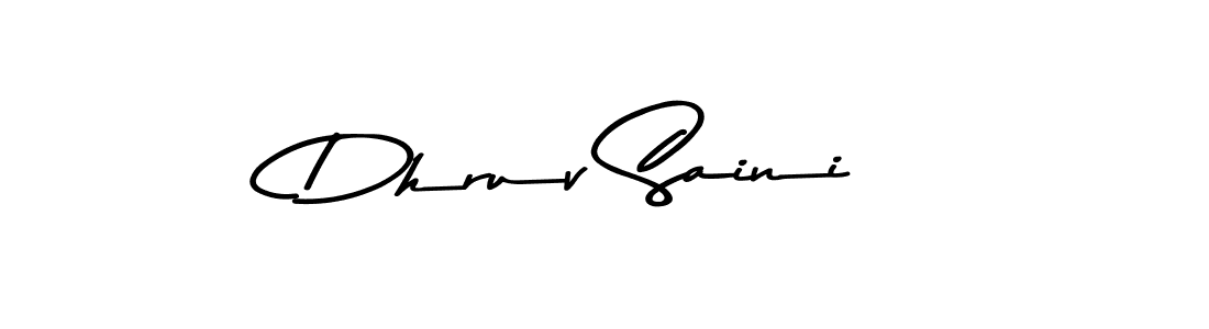 Design your own signature with our free online signature maker. With this signature software, you can create a handwritten (Asem Kandis PERSONAL USE) signature for name Dhruv Saini. Dhruv Saini signature style 9 images and pictures png