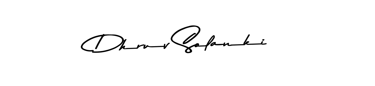 Dhruv Solanki stylish signature style. Best Handwritten Sign (Asem Kandis PERSONAL USE) for my name. Handwritten Signature Collection Ideas for my name Dhruv Solanki. Dhruv Solanki signature style 9 images and pictures png