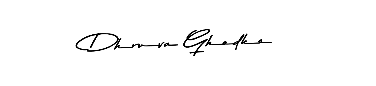 Also You can easily find your signature by using the search form. We will create Dhruva Ghodke name handwritten signature images for you free of cost using Asem Kandis PERSONAL USE sign style. Dhruva Ghodke signature style 9 images and pictures png