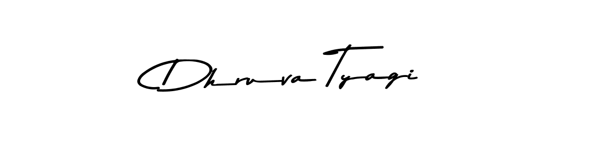 Dhruva Tyagi stylish signature style. Best Handwritten Sign (Asem Kandis PERSONAL USE) for my name. Handwritten Signature Collection Ideas for my name Dhruva Tyagi. Dhruva Tyagi signature style 9 images and pictures png