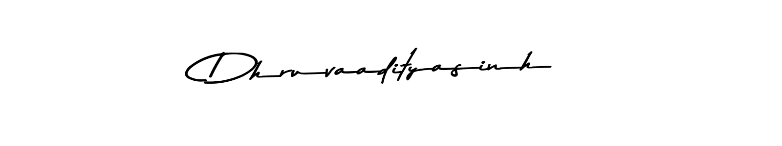 Create a beautiful signature design for name Dhruvaadityasinh. With this signature (Asem Kandis PERSONAL USE) fonts, you can make a handwritten signature for free. Dhruvaadityasinh signature style 9 images and pictures png