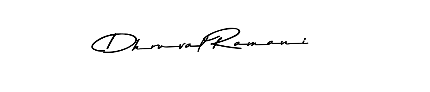 You can use this online signature creator to create a handwritten signature for the name Dhruval Ramani. This is the best online autograph maker. Dhruval Ramani signature style 9 images and pictures png