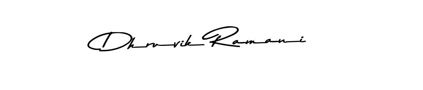 Also You can easily find your signature by using the search form. We will create Dhruvik Ramani name handwritten signature images for you free of cost using Asem Kandis PERSONAL USE sign style. Dhruvik Ramani signature style 9 images and pictures png