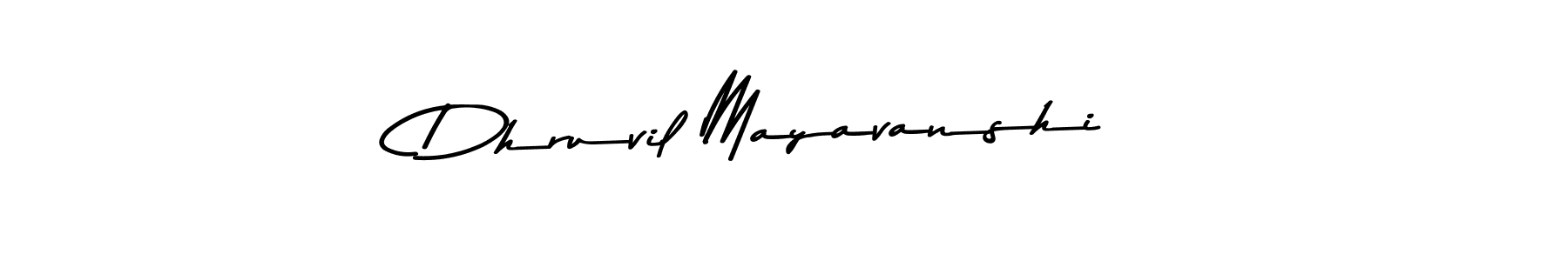 Also we have Dhruvil Mayavanshi name is the best signature style. Create professional handwritten signature collection using Asem Kandis PERSONAL USE autograph style. Dhruvil Mayavanshi signature style 9 images and pictures png